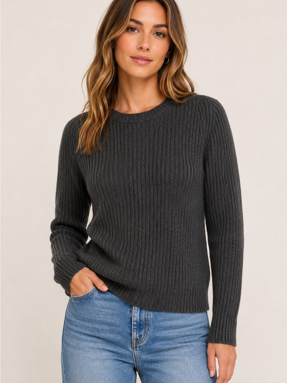 Z Supply Ribbed Sweater Size S